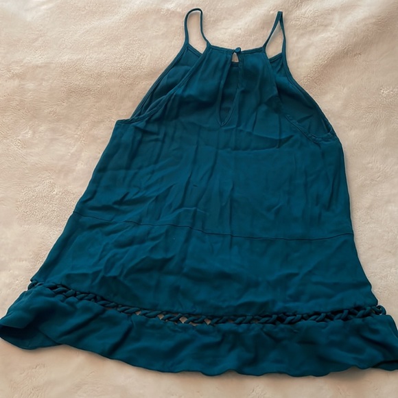 Ella Moss Blue Spaghetti Strap Tank size Small - Picture 3 of 8